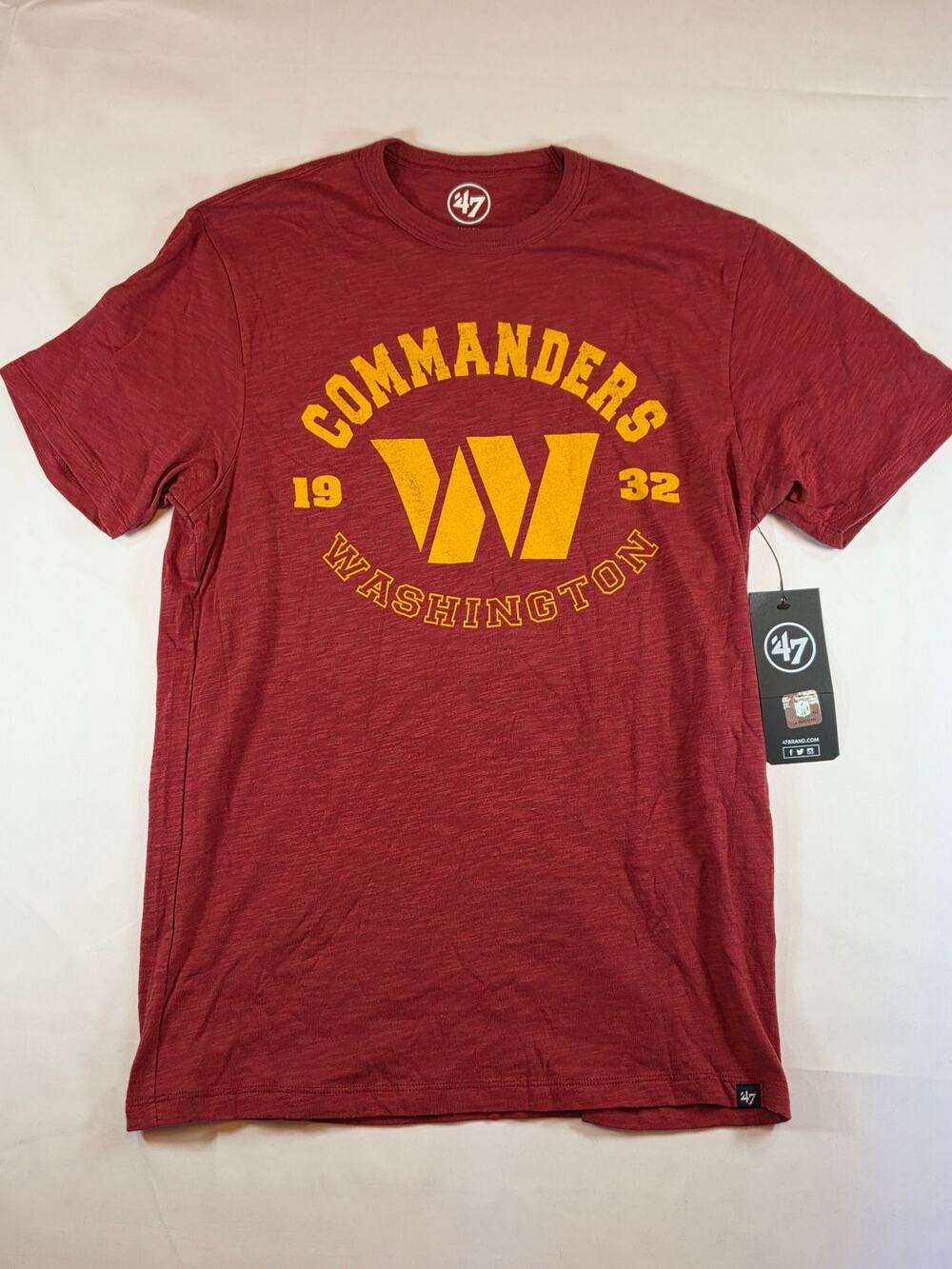 ’47 Brand Washington Commanders Tee — Men’s Small (NWT)